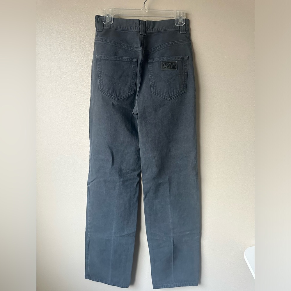 Versace Jeans Collection Gray Straight Leg Pants